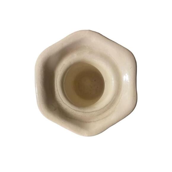 10.5” Holland Mold Vintage Pair of Victorian Ceramic Cherub Candle Holders - Picture 4 of 9